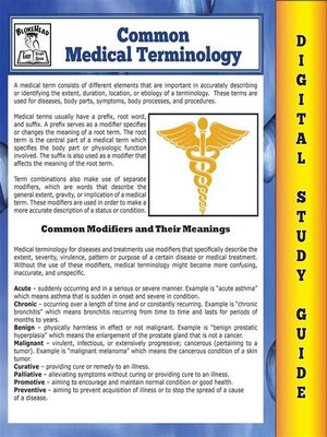 cover image of Common Medical Terminology (Blokehead Easy Study Guide)